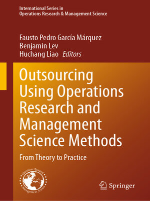 cover image of Outsourcing Using Operations Research and Management Science Methods